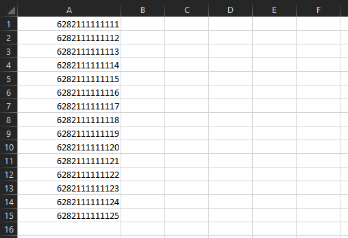 Import Contact Format